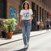 Love Yourself First Mirror Affirmation T-Shirt for Self Love & Healing