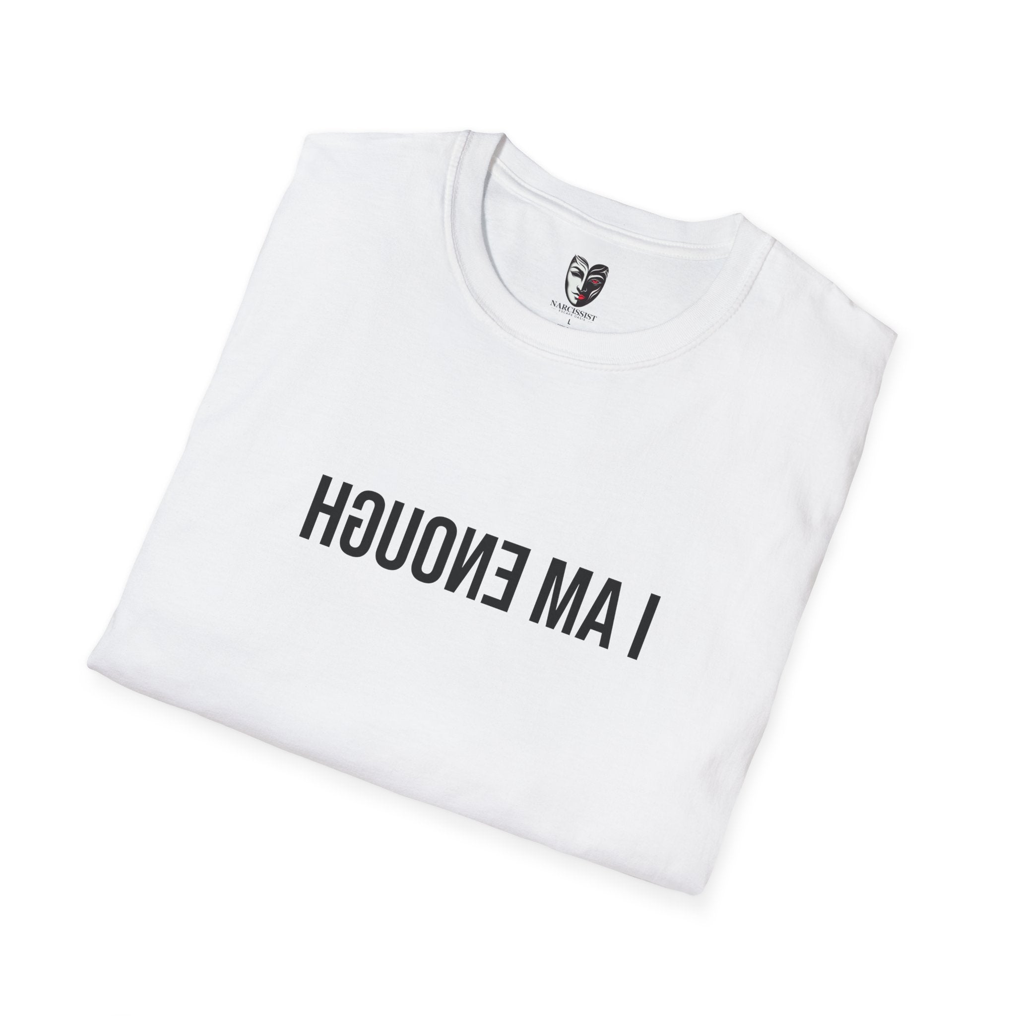 i am enough mirror affirmation t-shirt narcissistic abuse recovery self love tee