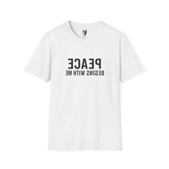 peace begins with me mirror reflection shirt self love affirmation tee