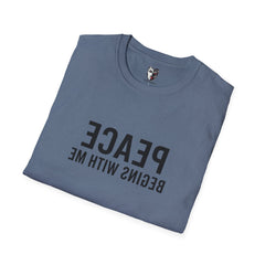 peace begins with me mirror reflection shirt self love affirmation tee
