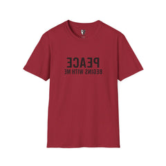 peace begins with me mirror reflection shirt self love affirmation tee