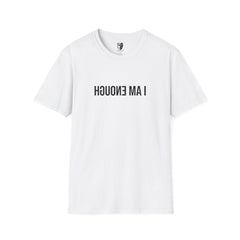 i am enough mirror affirmation t-shirt narcissistic abuse recovery self love tee