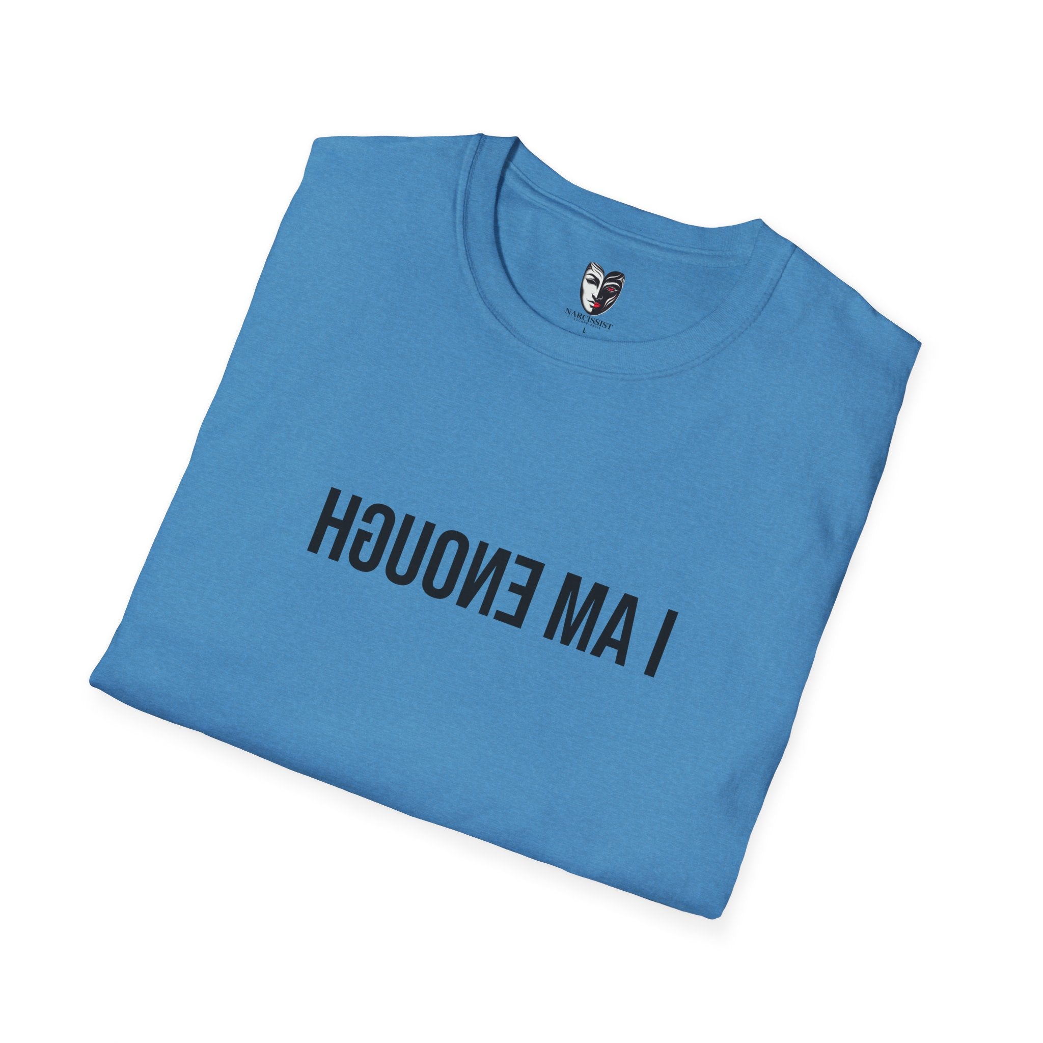 i am enough mirror affirmation t-shirt narcissistic abuse recovery self love tee