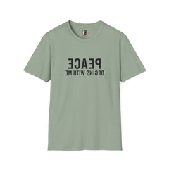 peace begins with me mirror reflection shirt self love affirmation tee