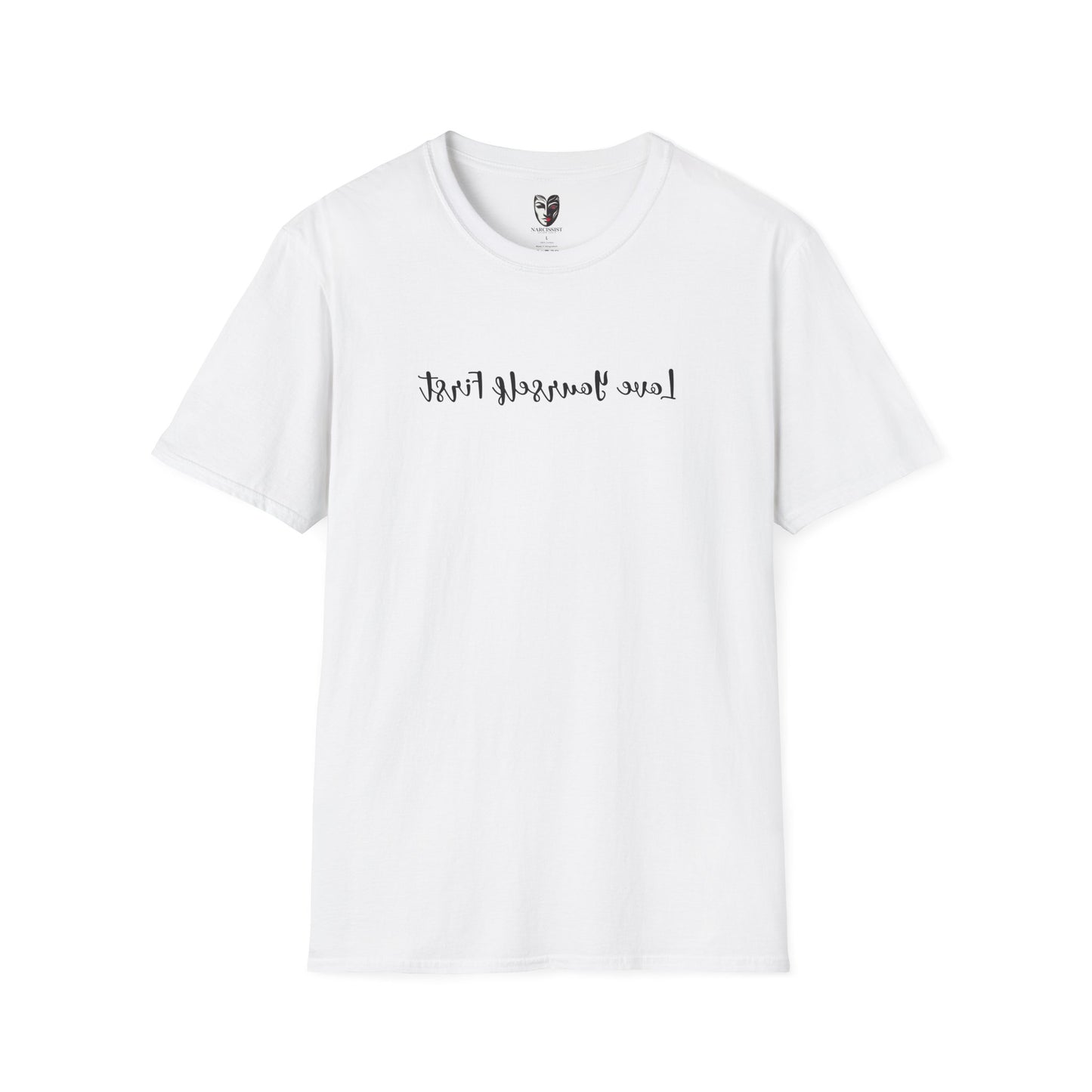 Love Yourself First — Mirror Affirmation Tee (Text Only)