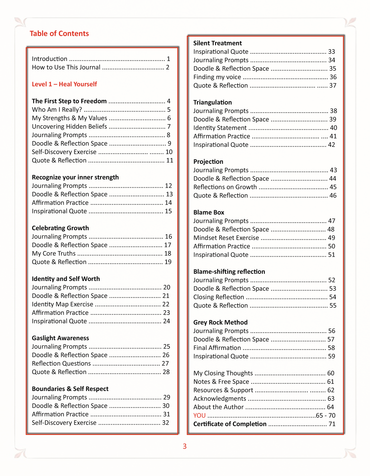 Heal Yourself Guided Journal for Emotional Healing & Self Recovery