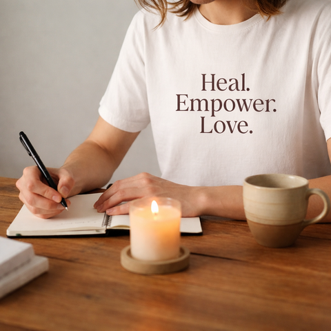 Heal Empowered Love T-Shirt – Gentle Self Healing Tee