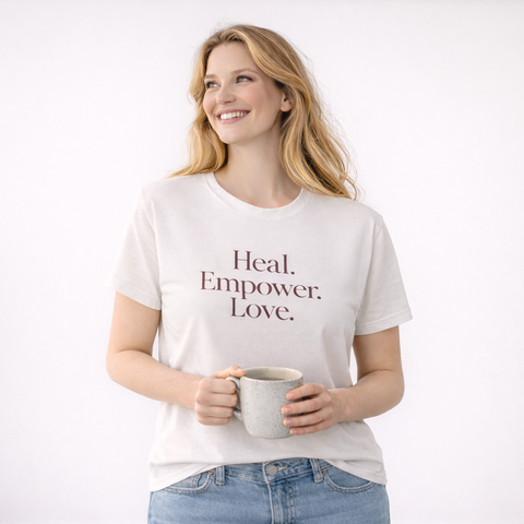 Heal Empowered Love T-Shirt – Gentle Self Healing Tee