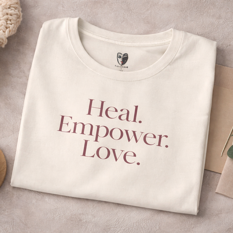 Heal Empowered Love T-Shirt – Gentle Self Healing Tee
