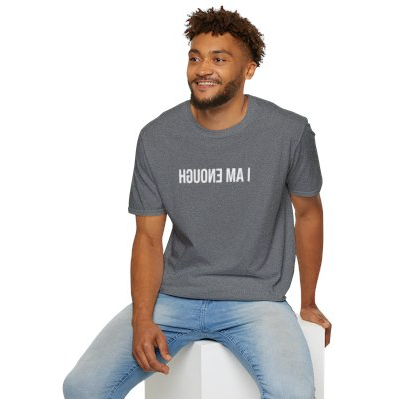 i am enough mirror affirmation t-shirt narcissistic abuse recovery self love tee