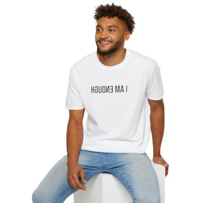 i am enough mirror affirmation t-shirt narcissistic abuse recovery self love tee