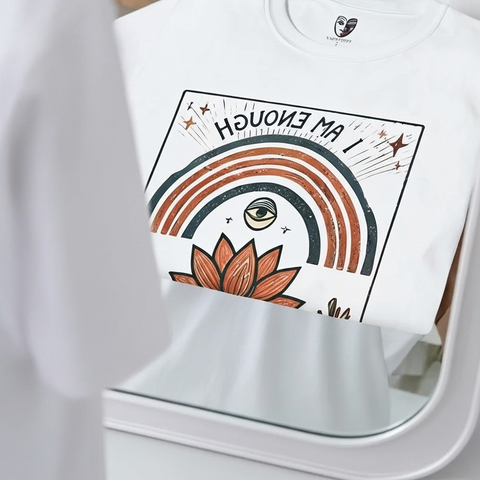 I Am Enough — Mirror Affirmation Tee