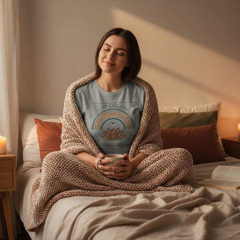 I Am Enough — Mirror Affirmation Tee