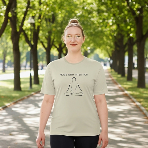 Move With Intention Minimal Movement Tee — Pilates & Yoga Essential