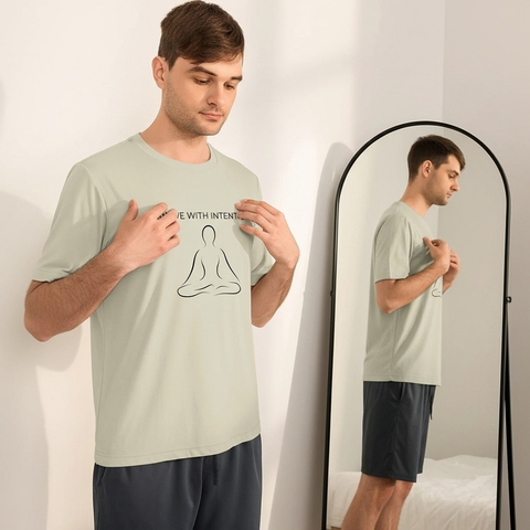 Move With Intention Minimal Movement Tee — Pilates & Yoga Essential