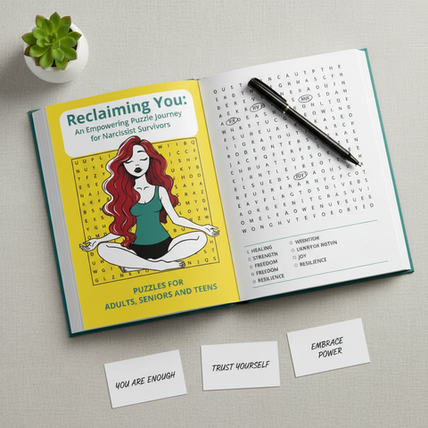 Reclaiming You – Empowering Word Search Book for Narcissistic Abuse Survivors