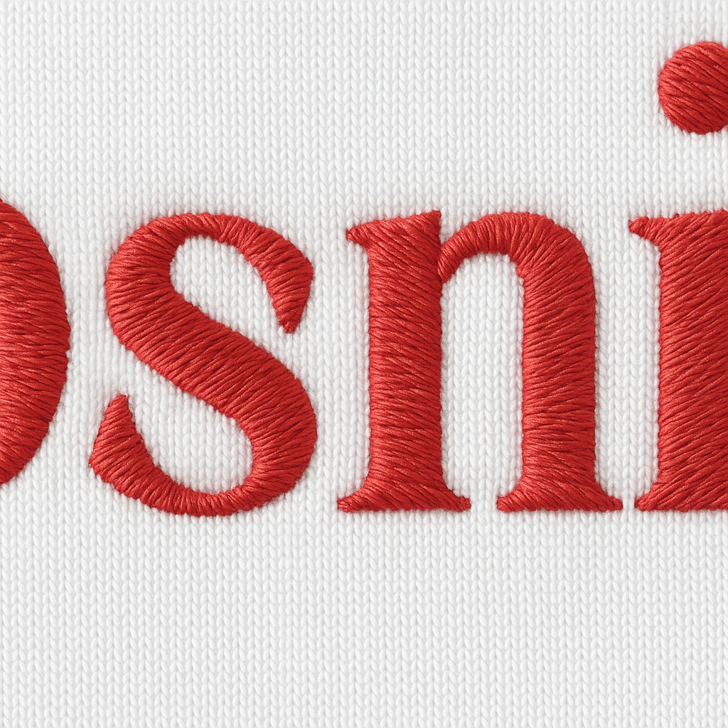 Resilient embroidered mirror affirmation hoodie front view