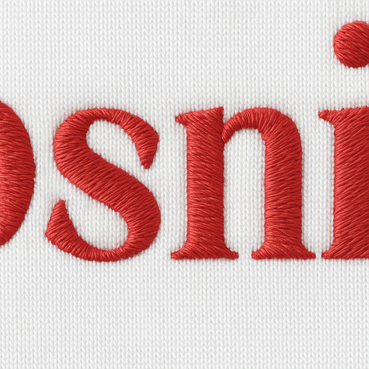 Resilient embroidered mirror affirmation hoodie front view