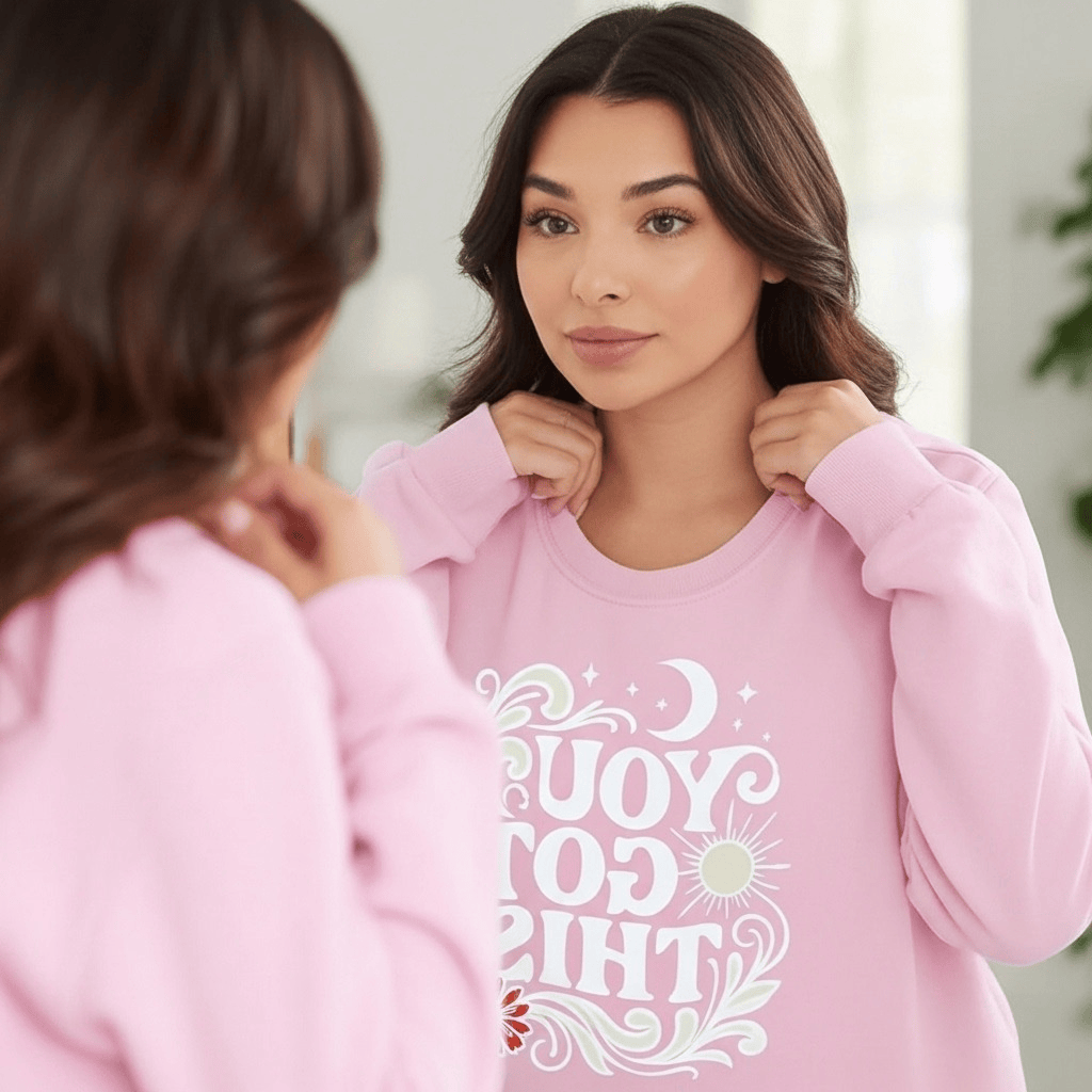 you got this affirmation shirt mirror self trust reversed graphic