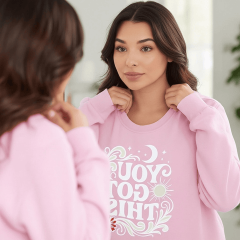 you got this affirmation shirt mirror self trust reversed graphic