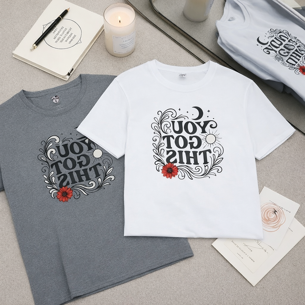 you got this mirror shirt reversed self trust affirmation graphic